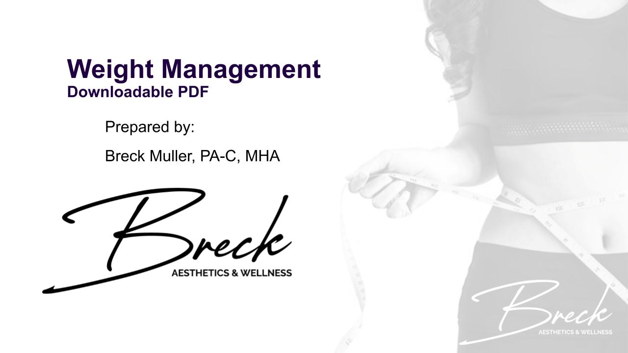 Weight Loss Treatments